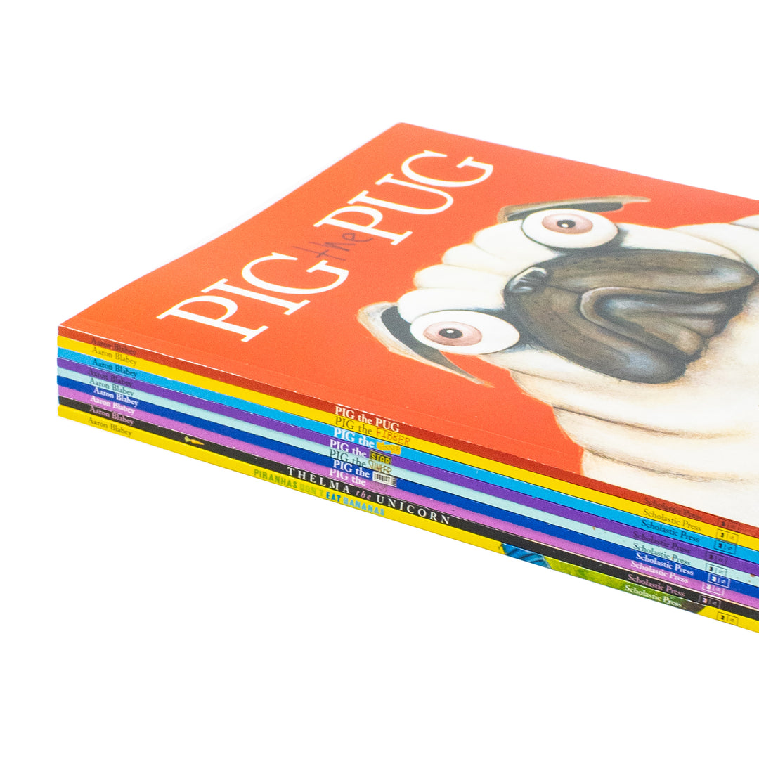 Pig the Pug & Friends Collection 9 Books Box Set by Aaron Blabey (Pig the Pug, Pig the Fibber, Pig the Winner, Pig the Star and MORE!)