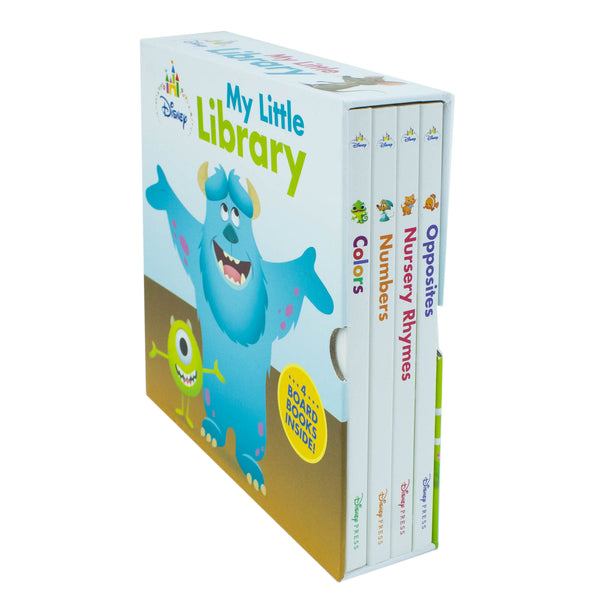 Disney My Little Library 4 Books Set Collection (Opposites, Nursery Rhymes, Numbers, Colours)