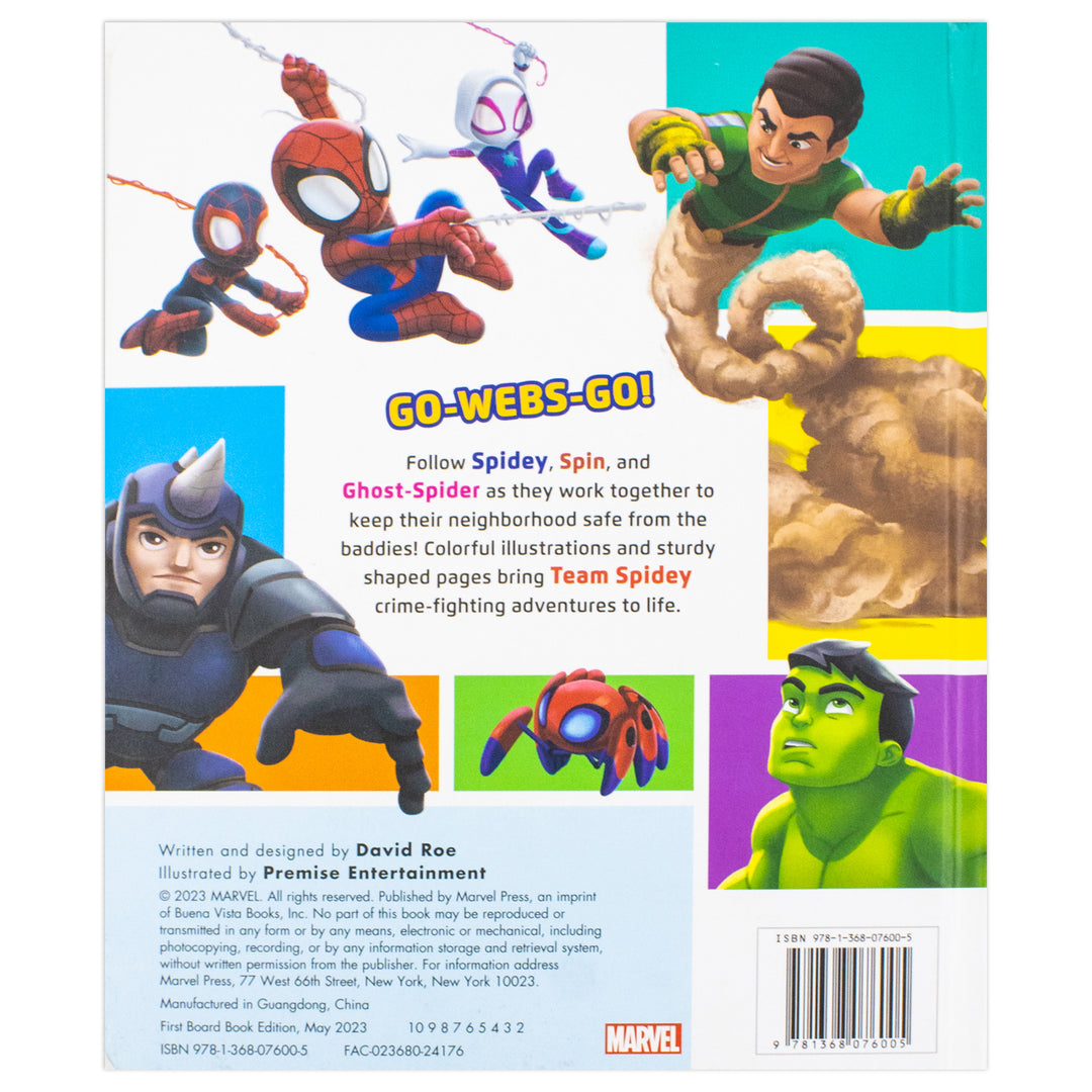Spidey and his Amazing Friends: Spidey's Web-Tastic Day | Spider-Man Superhero Story Book for Kids | Children’s Picture Book