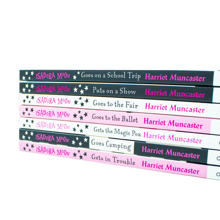 Harriet Muncaster’s Isadora Moon 7-Book Series | Magical Children's Fiction & Fun Adventures – School Trip, Camping, Magic Pox & More!