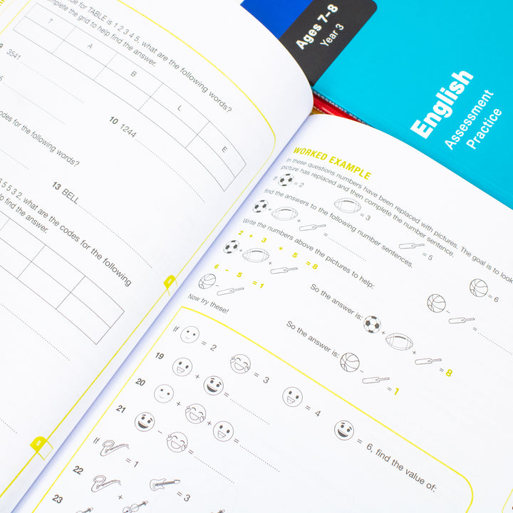 Bond 11+ English 4 Books Set Ages 7-8 Inc Assessment Practice