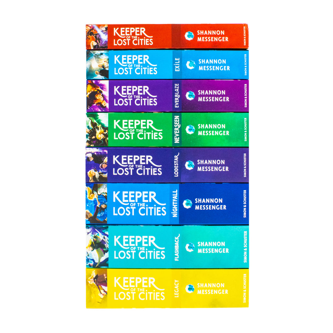 Keeper of the Lost Cities Collection 8 Books Set by Shannon Messenger – Fantasy Adventure Series, Magical Worlds & Beloved Characters for Young Readers 10+