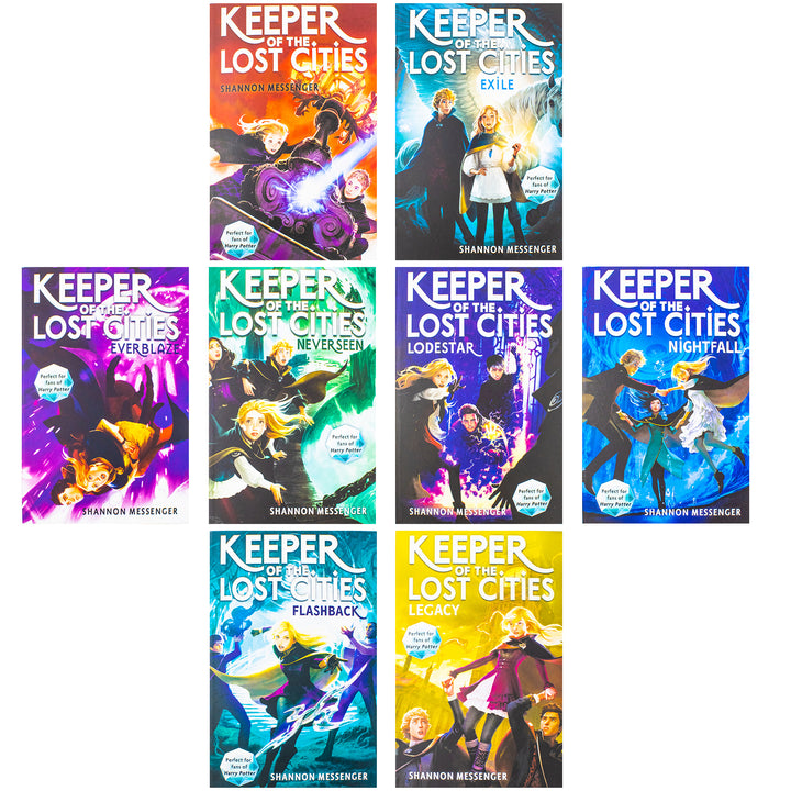 Keeper of the Lost Cities Collection 8 Books Set by Shannon Messenger – Fantasy Adventure Series, Magical Worlds & Beloved Characters for Young Readers 10+