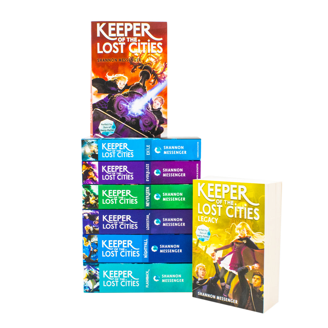 Keeper of the Lost Cities Collection 8 Books Set by Shannon Messenger – Fantasy Adventure Series, Magical Worlds & Beloved Characters for Young Readers 10+