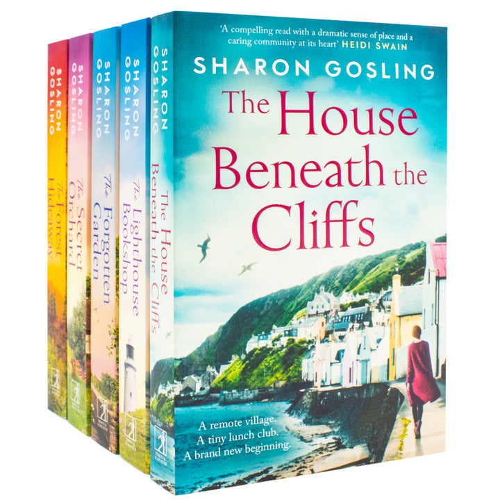 Sharon Gosling Series 5 Book Collection Set (The House Beneath The Cliffs, The Secret Orchad, The Lighthouse Bookshop, The Forest Hideway, The Forgotten Garden) | Paperback
