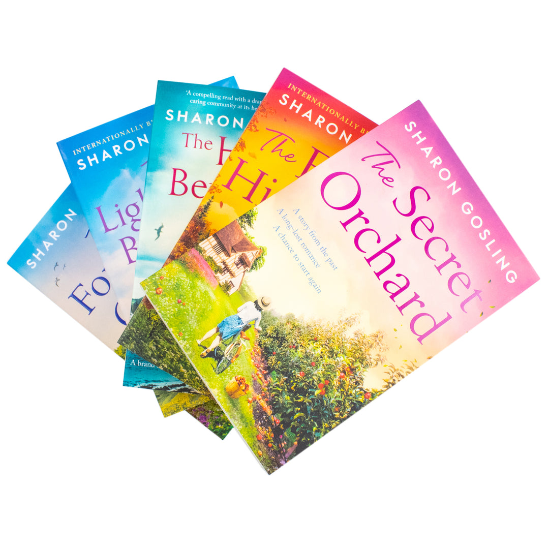Sharon Gosling Series 5 Book Collection Set (The House Beneath The Cliffs, The Secret Orchad, The Lighthouse Bookshop, The Forest Hideway, The Forgotten Garden) | Paperback