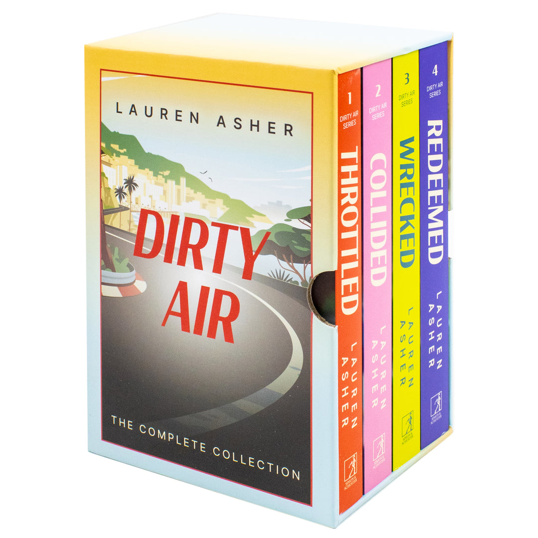 The Dirty Air Boxed Set By Lauren Asher 4 Books Collection Box Set (Throttled, Collided, Wrecked & Redeemed) | Paperback