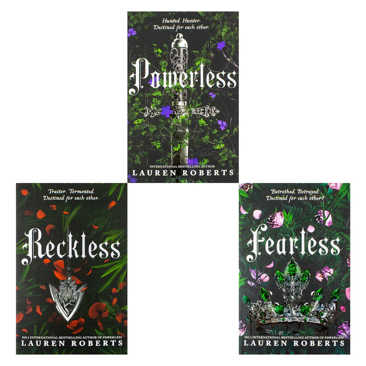 The Powerless Trilogy 3 Books Set By Lauren Robert ( Powerless, Reckless, Fearless)