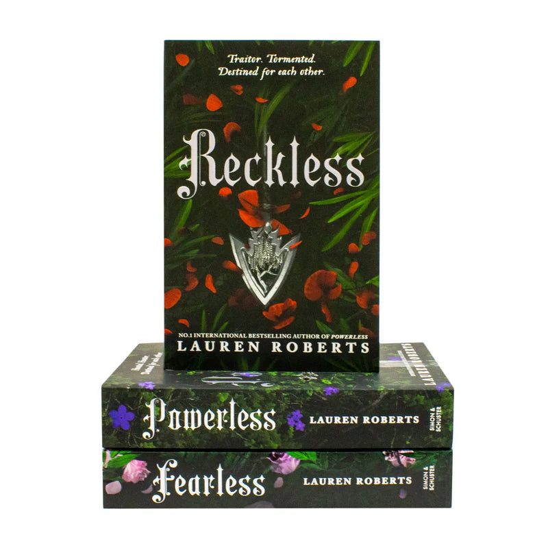 The Powerless Trilogy 3 Books Set By Lauren Robert ( Powerless, Reckless, Fearless)