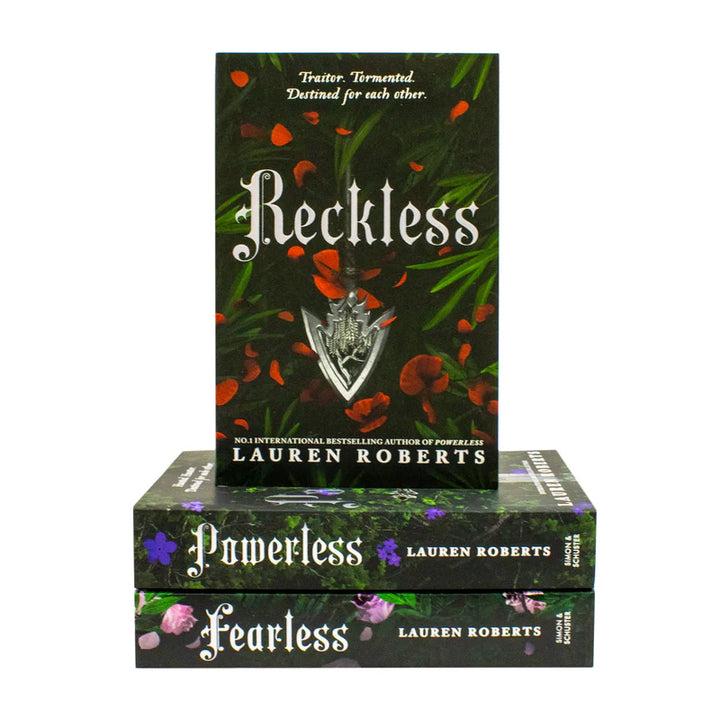 The Powerless Trilogy 3 Books Set By Lauren Robert ( Powerless, Reckless, Fearless)