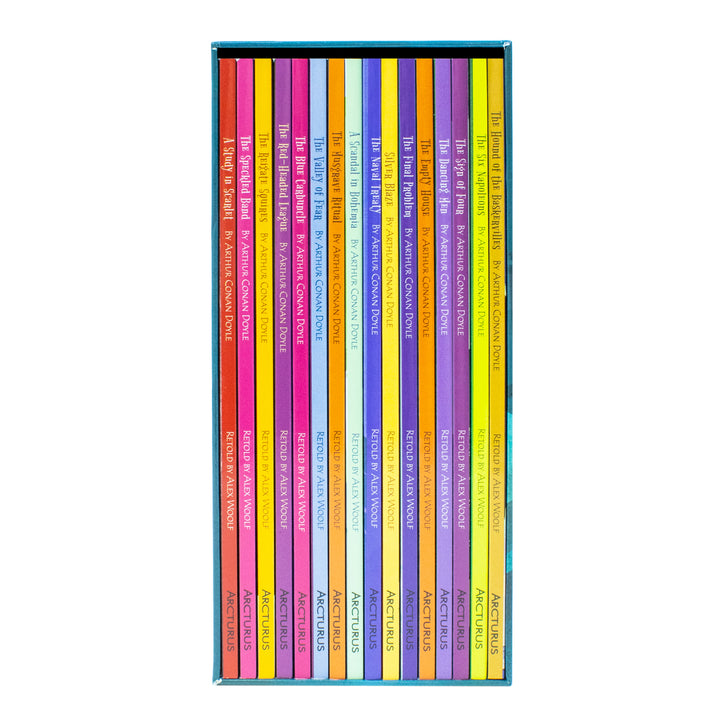 The Sherlock Holmes Retold for Children Collection 16 Books Box Set by Sir Arthur Conan Doyle & Retold By Alex Woolf