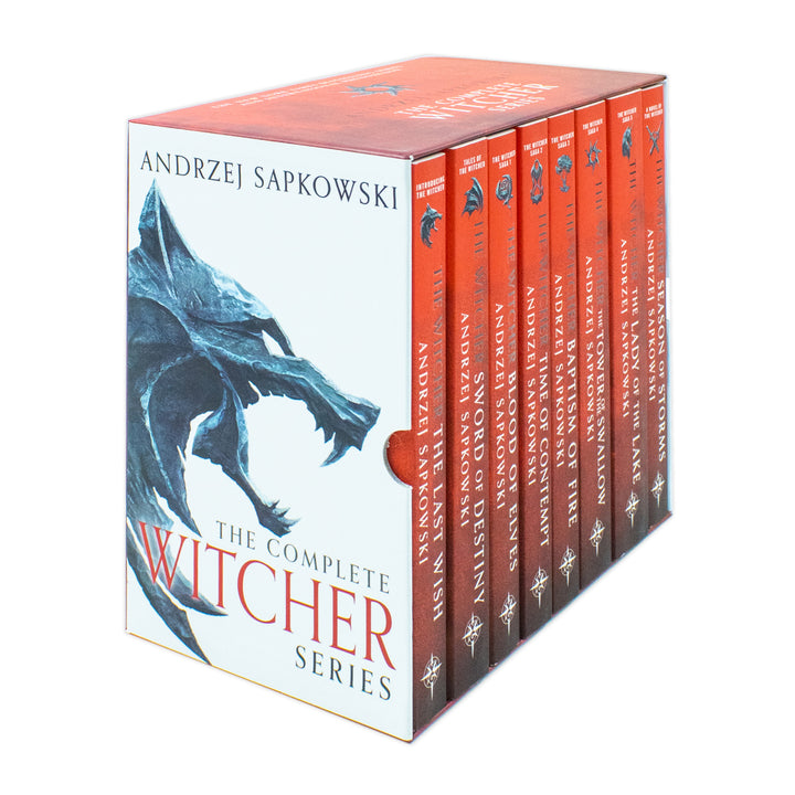 The Witcher Boxed Set 2024: The Last Wish, Sword of Destiny, Blood of Elves, Time of Contempt, Baptism of Fire, The Tower of The Swallow, The Lady of the Lake, Season of Storms