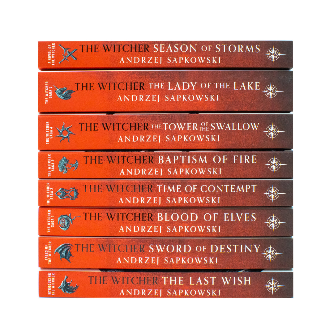 Witcher Books Box Set The Witcher Boxed Set 2024: The Last Wish, Sword of Destiny, Blood of ...