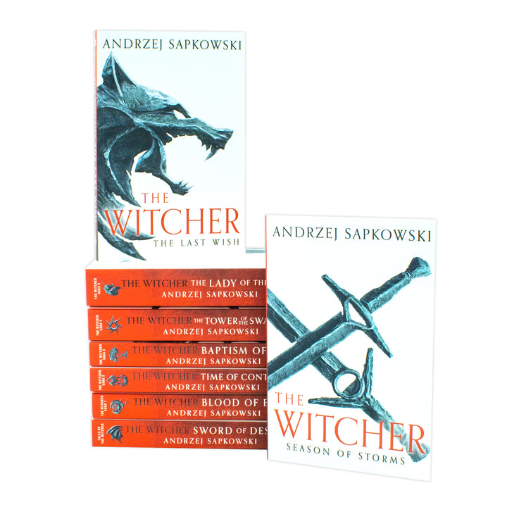 The Witcher Boxed Set 2024: The Last Wish, Sword of Destiny, Blood of Elves, Time of Contempt, Baptism of Fire, The Tower of The Swallow, The Lady of the Lake, Season of Storms