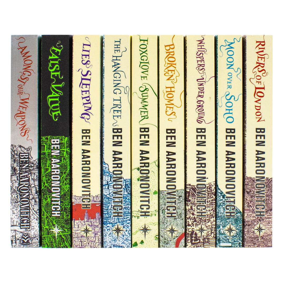 Ben Aaronovitch Rivers of London Series Collection 9 Books Set (Rivers of London, Moon Over Soho, Whispers Under Ground, Broken Homes & More!) | Paperback