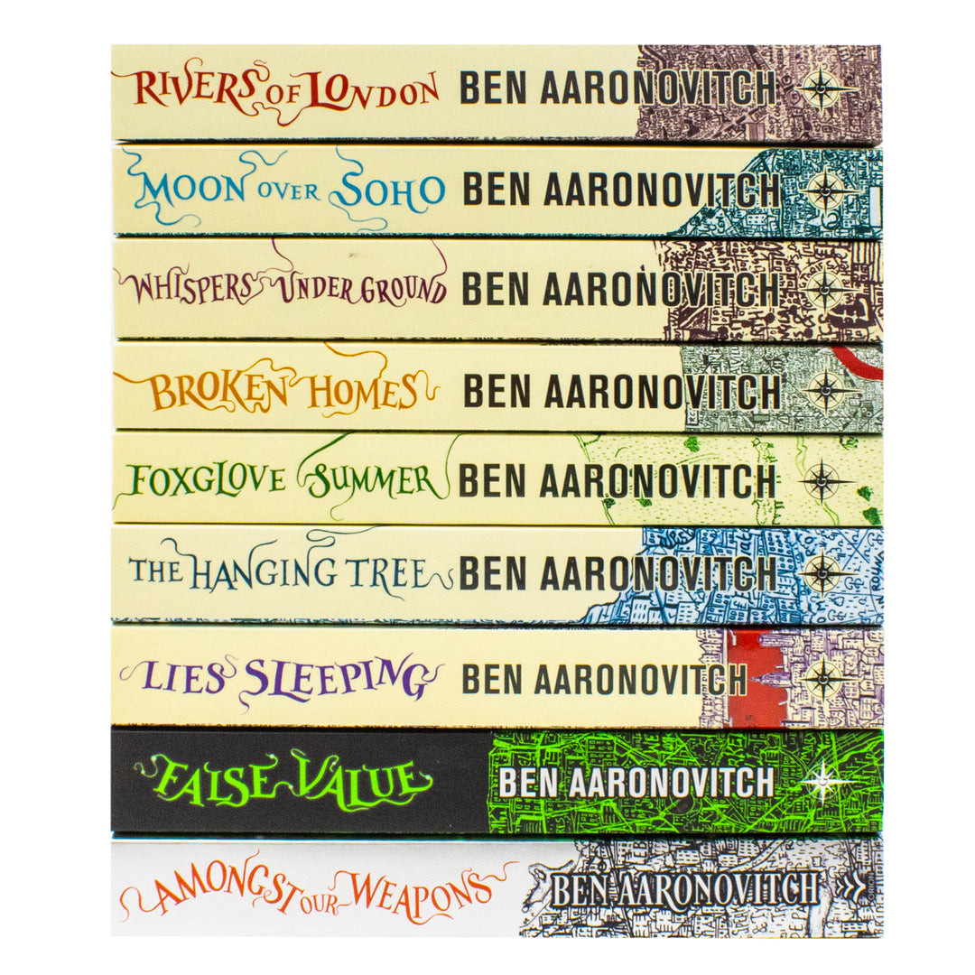 Ben Aaronovitch Rivers of London Series Collection 9 Books Set (Rivers of London, Moon Over Soho, Whispers Under Ground, Broken Homes & More!) | Paperback