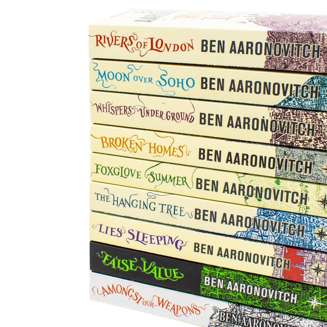 Ben Aaronovitch Rivers of London Series Collection 9 Books Set (Rivers of London, Moon Over Soho, Whispers Under Ground, Broken Homes & More!) | Paperback