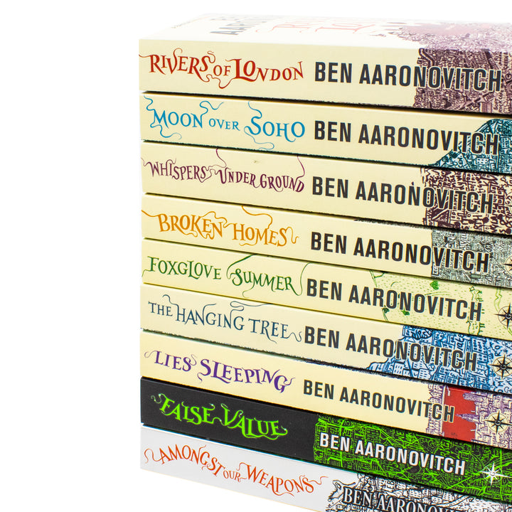 Ben Aaronovitch Rivers of London Series Collection 9 Books Set (Rivers of London, Moon Over Soho, Whispers Under Ground, Broken Homes & More!) | Paperback