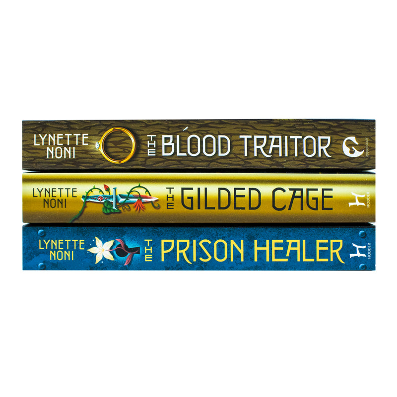 The Prison Healer Series 3 Books Collection Set By Lynette Noni (The Prison Healer, The Gilded Cage, The Blood Traitor)