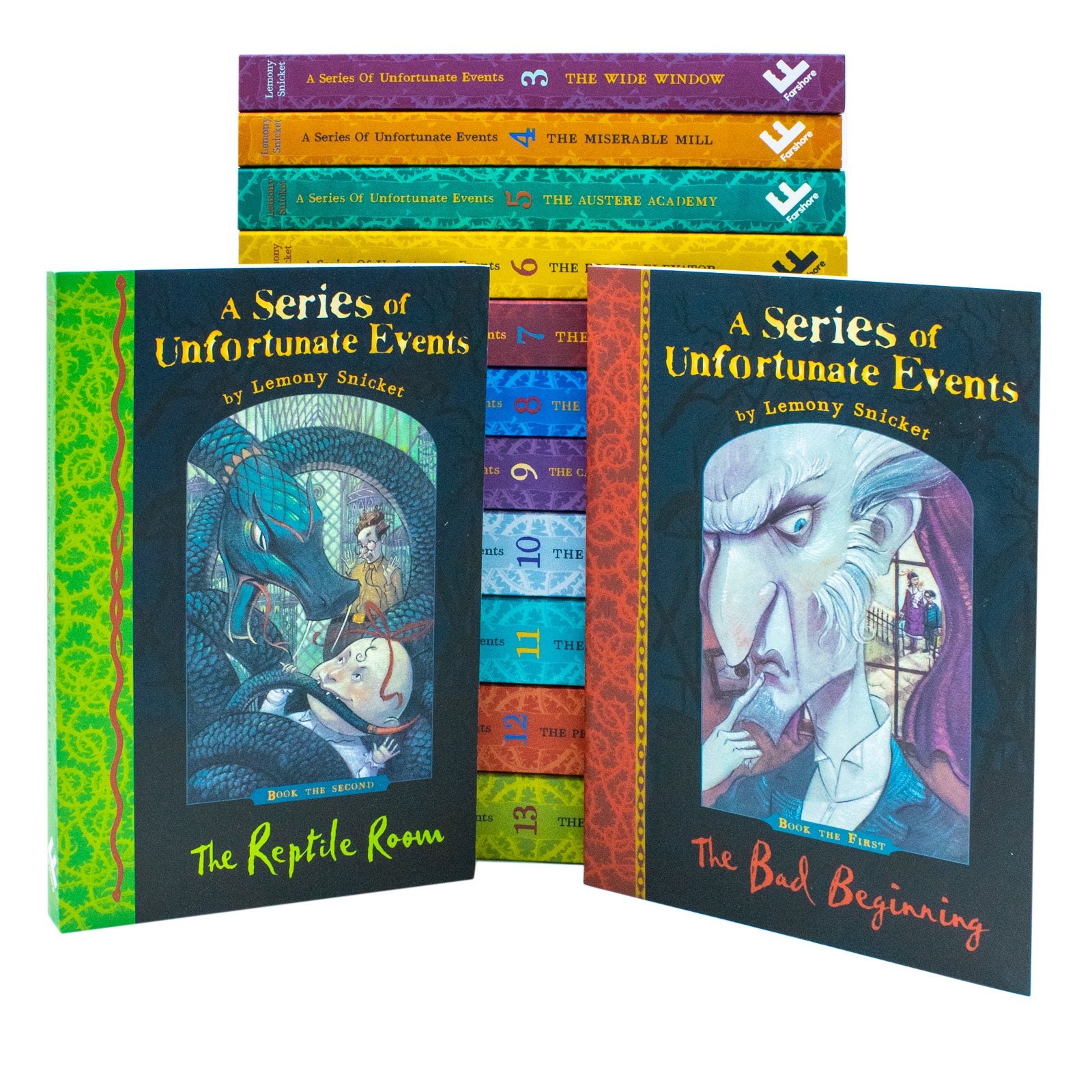 A Series of Unfortunate Events: Lemony Snicket's 13 Books For Kids