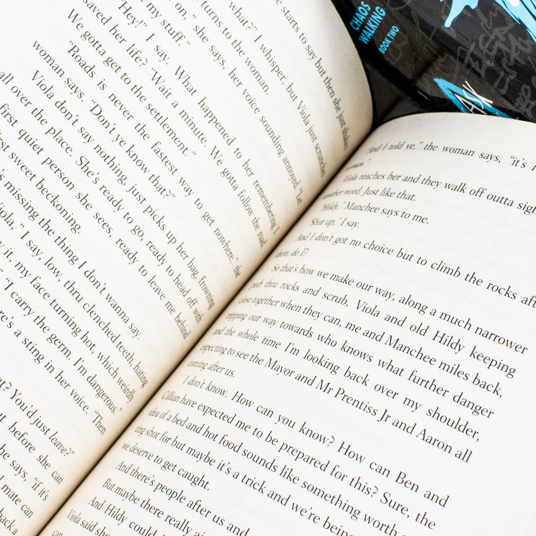 Patrick Ness Chaos Walking series 3 Books Set Collection, The Ask And The Answer