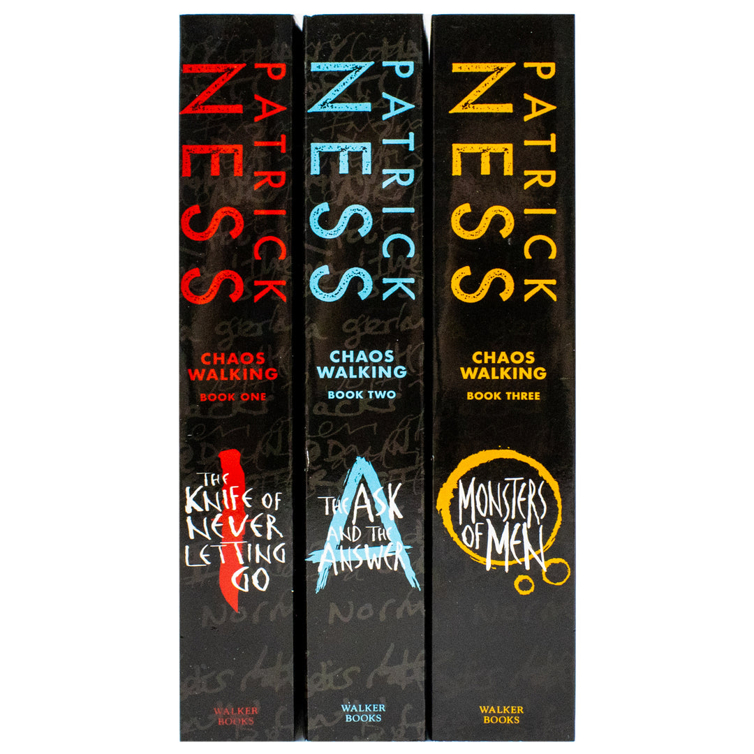 Patrick Ness Chaos Walking series 3 Books Set Collection, The Ask And The Answer