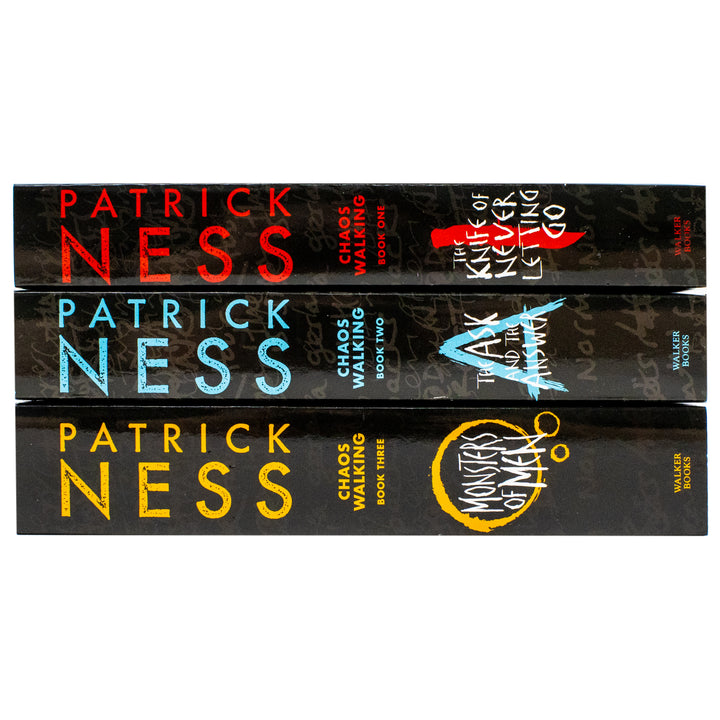 Patrick Ness Chaos Walking series 3 Books Set Collection, The Ask And The Answer