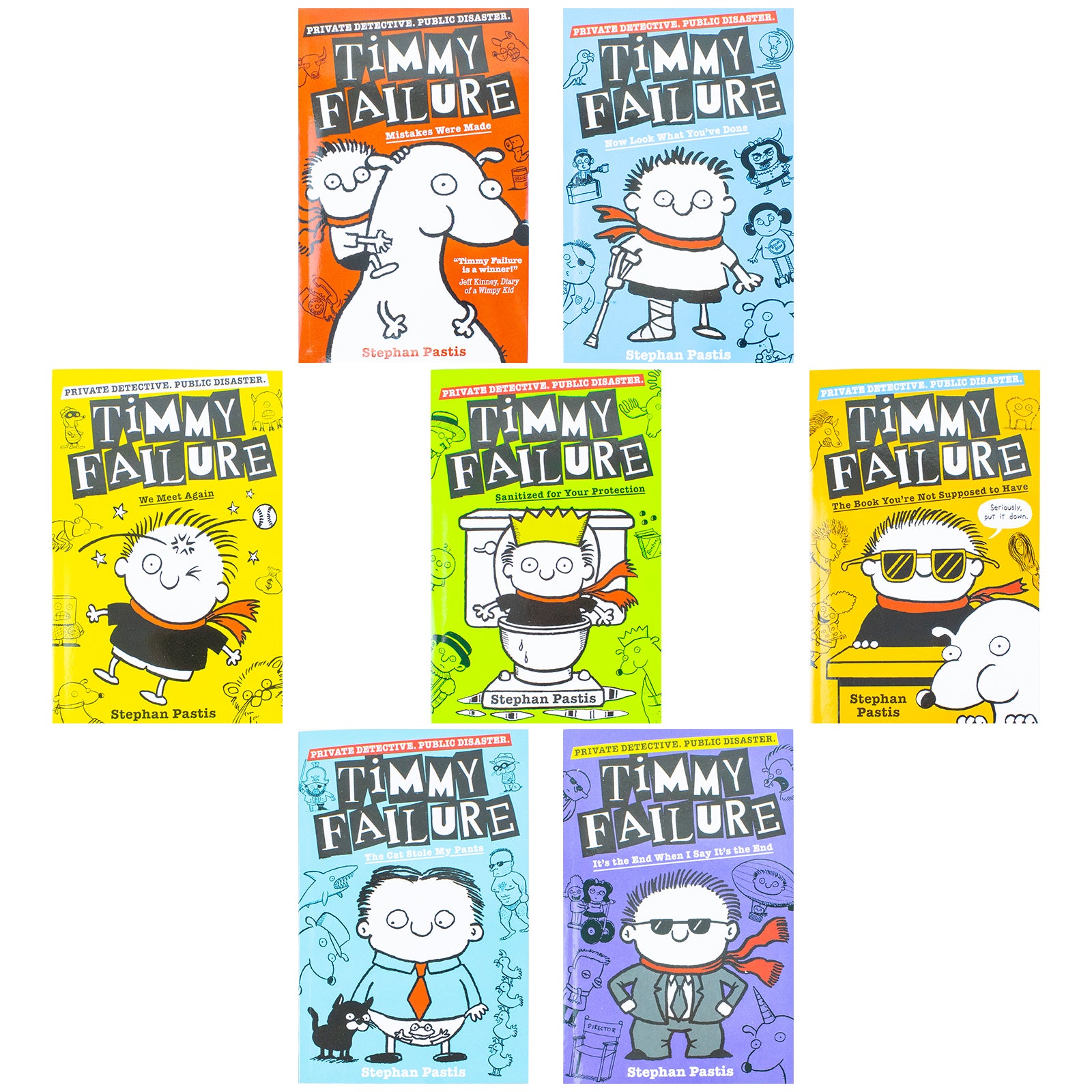 Timmy Failure's Finally Great Boxed Set 7 Books Collection Series
