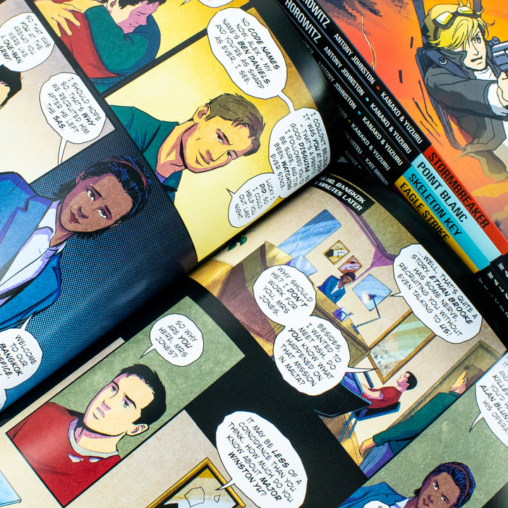 Alex Rider Graphic Novel 7 Book Children's Set by Anthony Johnston – Action-Packed Illustrated Adventure Series for Young Readers | Exciting Thrillers