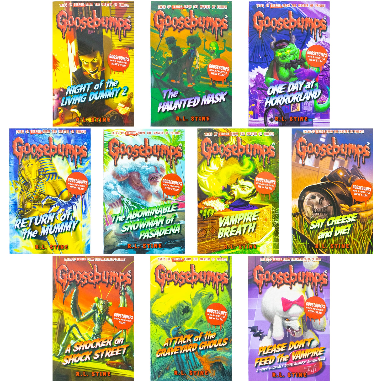 Goosebumps Classic Series - 10 Books Set R.L. Stine Age 8+