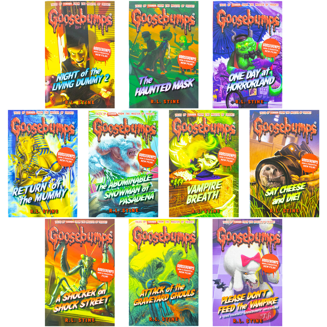 Goosebumps Classic Series 2 – 10 Book Set by R.L. Stine | Spooky Kids Horror Stories, Scary Tales, Thrillers & Fiction for Young Readers Age 8+