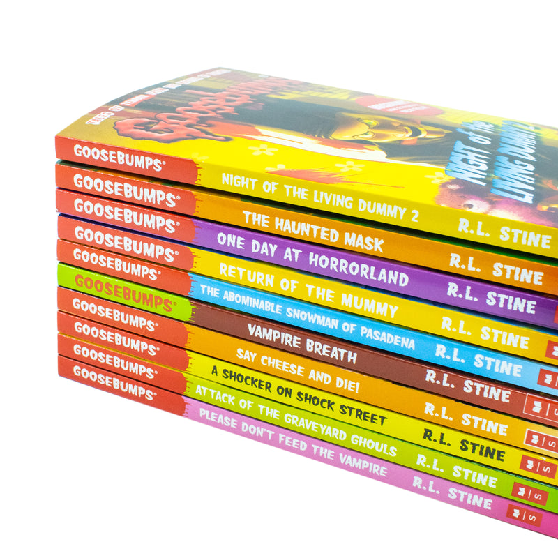 Goosebumps Classic Series 2 – 10 Book Set by R.L. Stine | Spooky Kids Horror Stories, Scary Tales, Thrillers & Fiction for Young Readers Age 8+