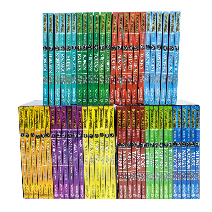 Beast Quest Ultimate MEGA Collection Sets (Series 1-10) 60 Books Collection