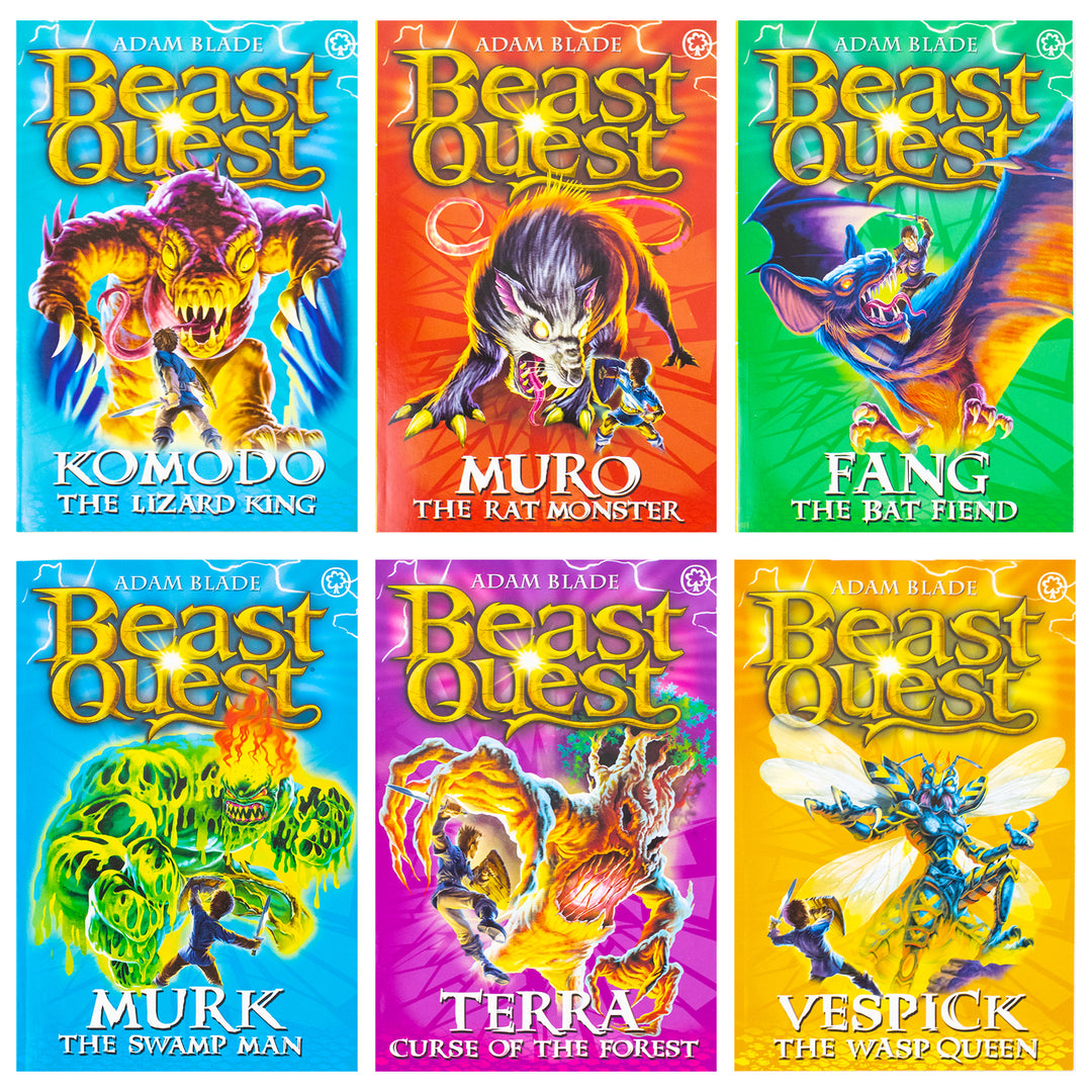 Beast Quest (Series 6) 6 Books Set Collection Adam Blade