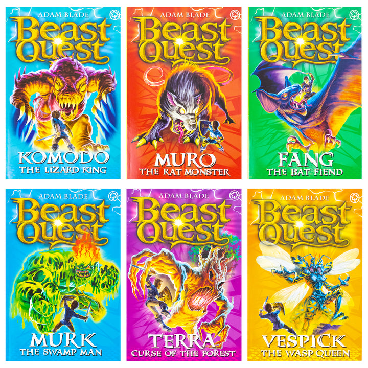 Beast Quest (Series 6) 6 Books Set Collection Adam Blade