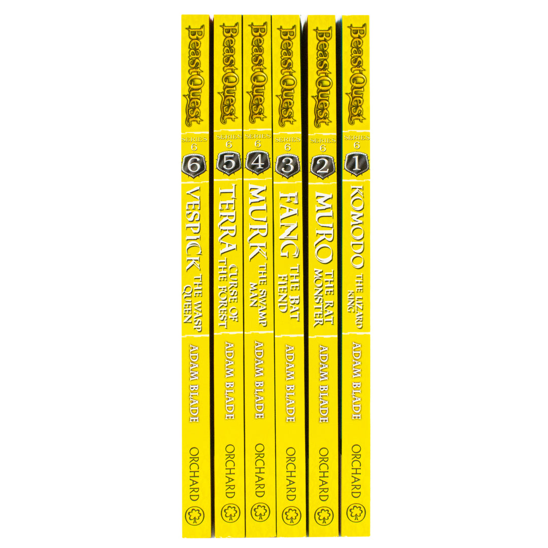 Beast Quest (Series 6) 6 Books Set Collection Adam Blade