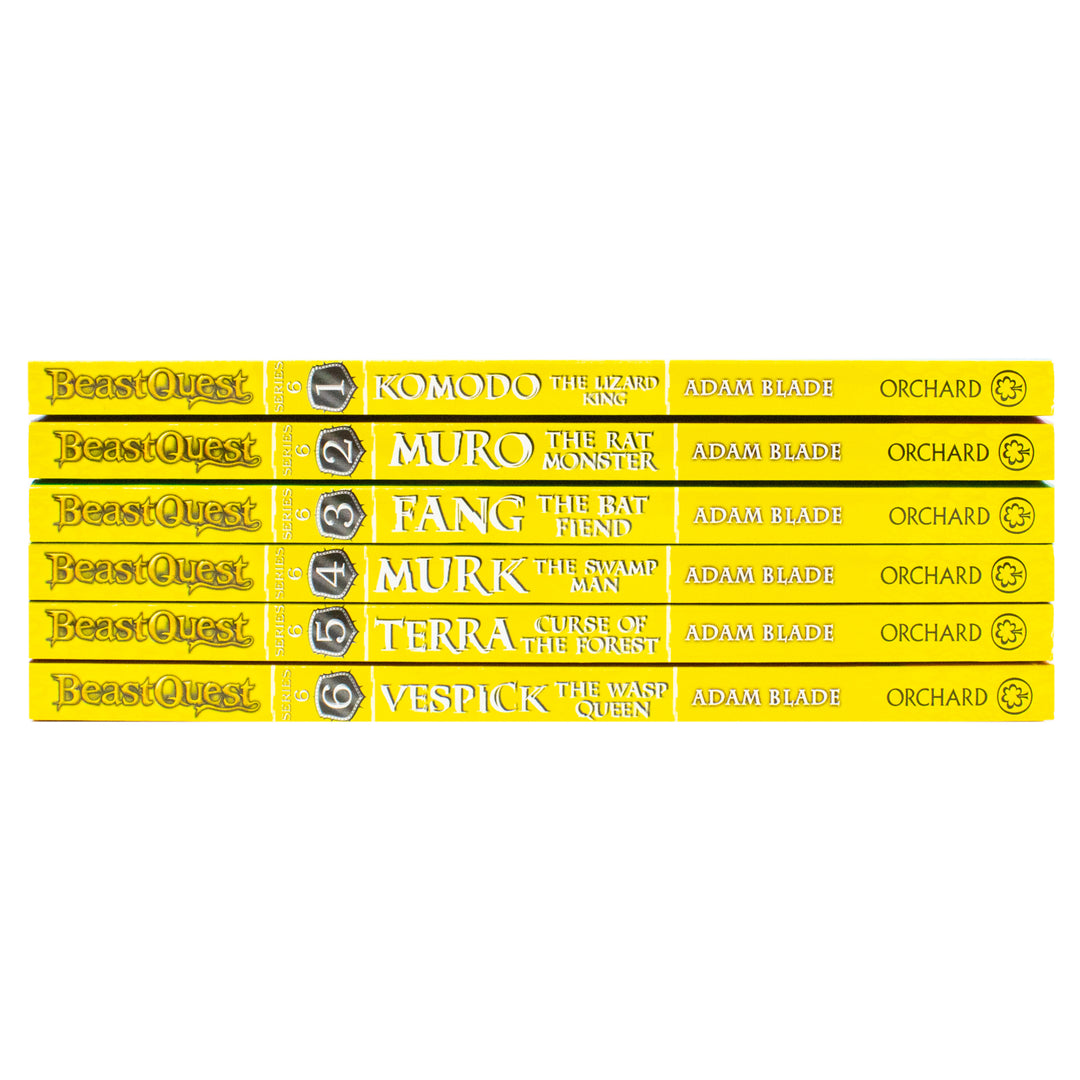 Beast Quest (Series 6) 6 Books Set Collection Adam Blade