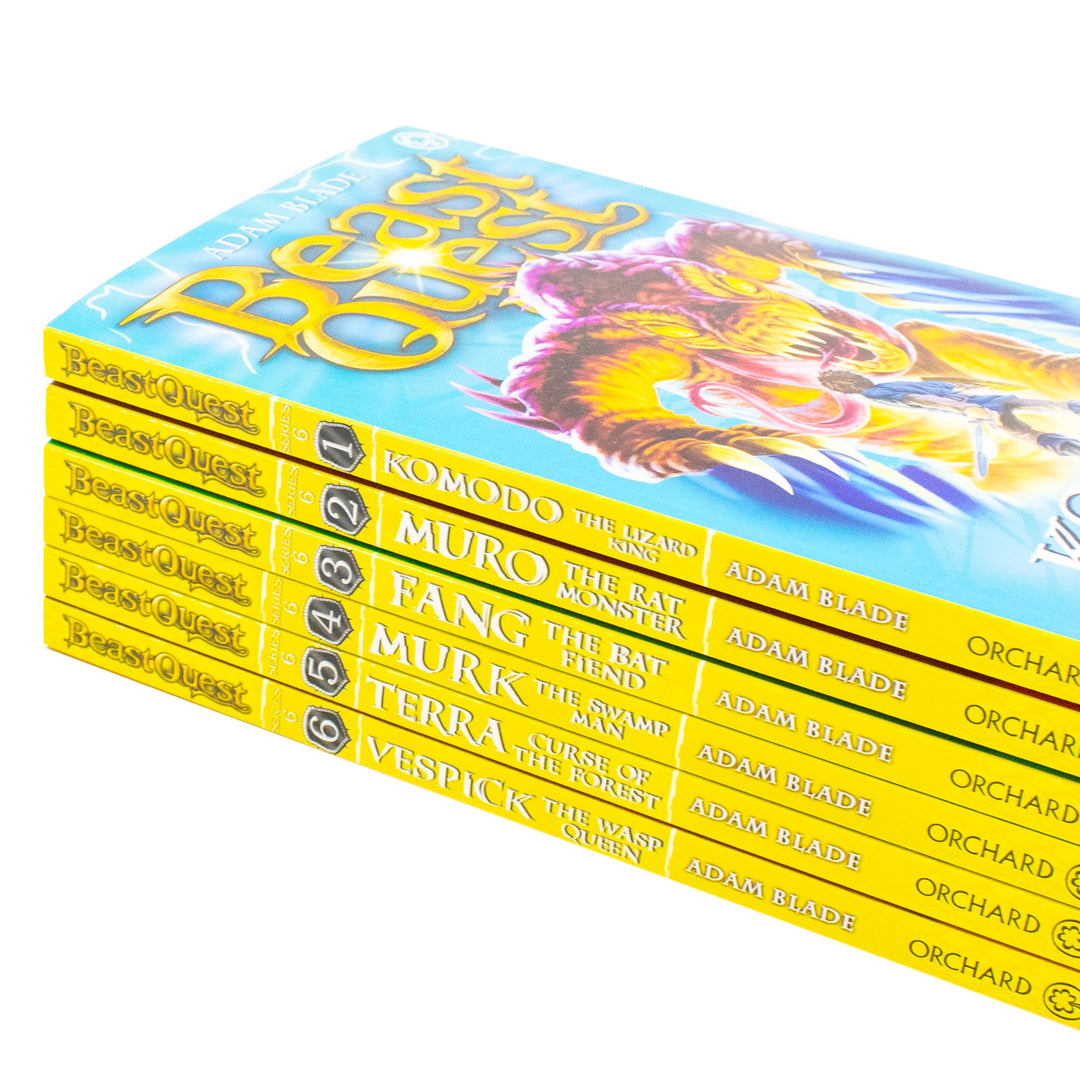 Beast Quest (Series 6) 6 Books Set Collection Adam Blade