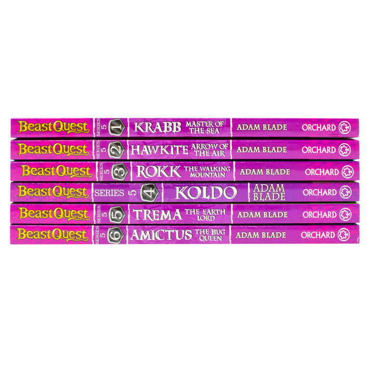 Beast Quest Series 5 – 6-Book Set by Adam Blade | Action-Packed Fantasy Adventure Books for Kids | Children's Fiction, Quests, Animals & Reading Fun