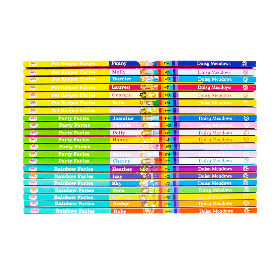 Rainbow Magic Party Collection 21-Book Set 3 Series– Fairy Tales for Kids Filled with Fun, Fantasy, and Adventure