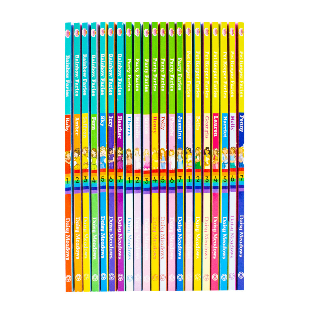 Rainbow Magic Party Collection 21-Book Set 3 Series– Fairy Tales for Kids Filled with Fun, Fantasy, and Adventure