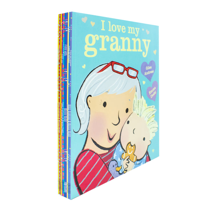 I Love You Mummy, Daddy, Grandad, Granny, Baby, cats , dogs 10 Books Set by Emma Dodd - Paperback Collection for 3-6 Years Old Friendship Readers