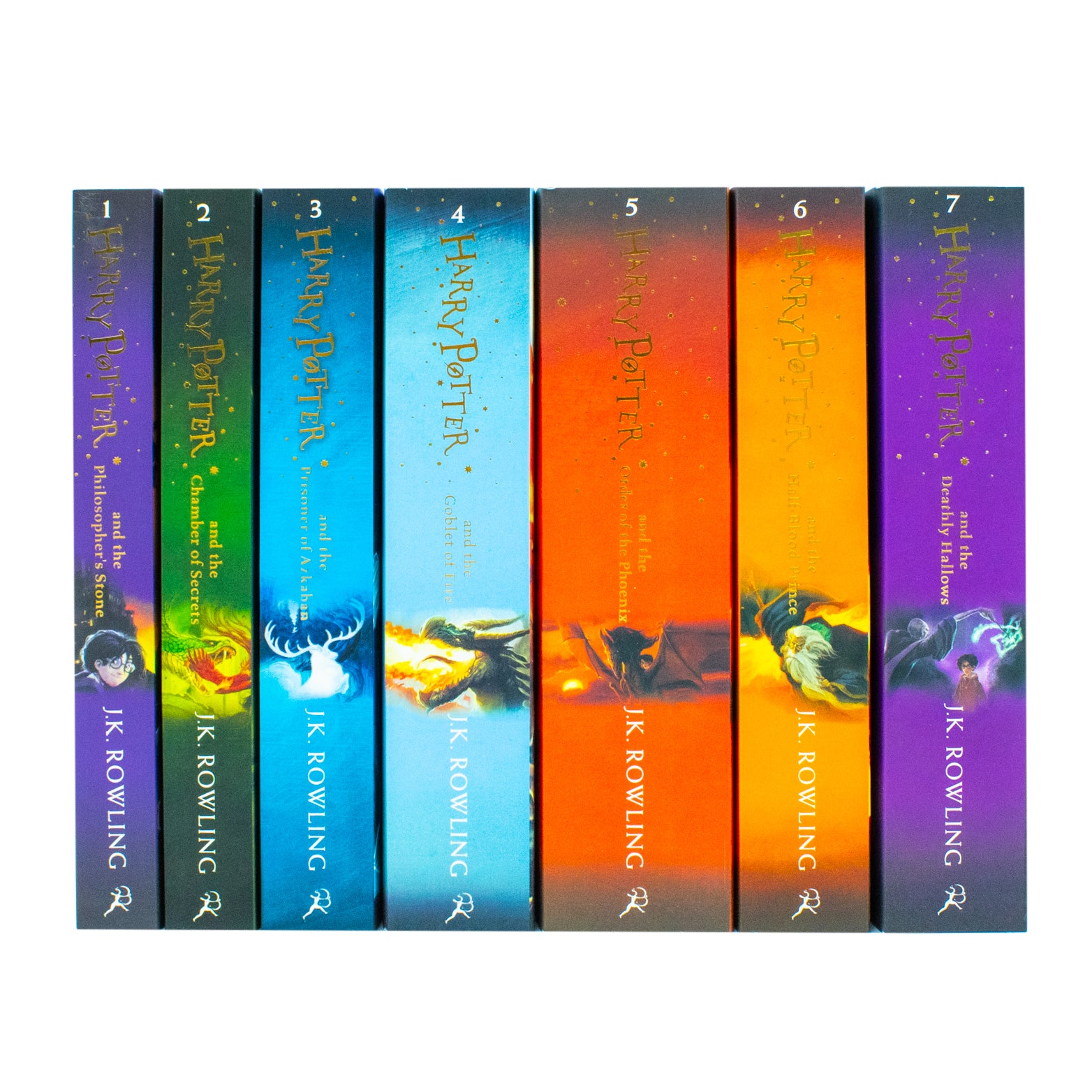 Harry Potter 7 Books Box Set Collection J K Rowling Paperback Age