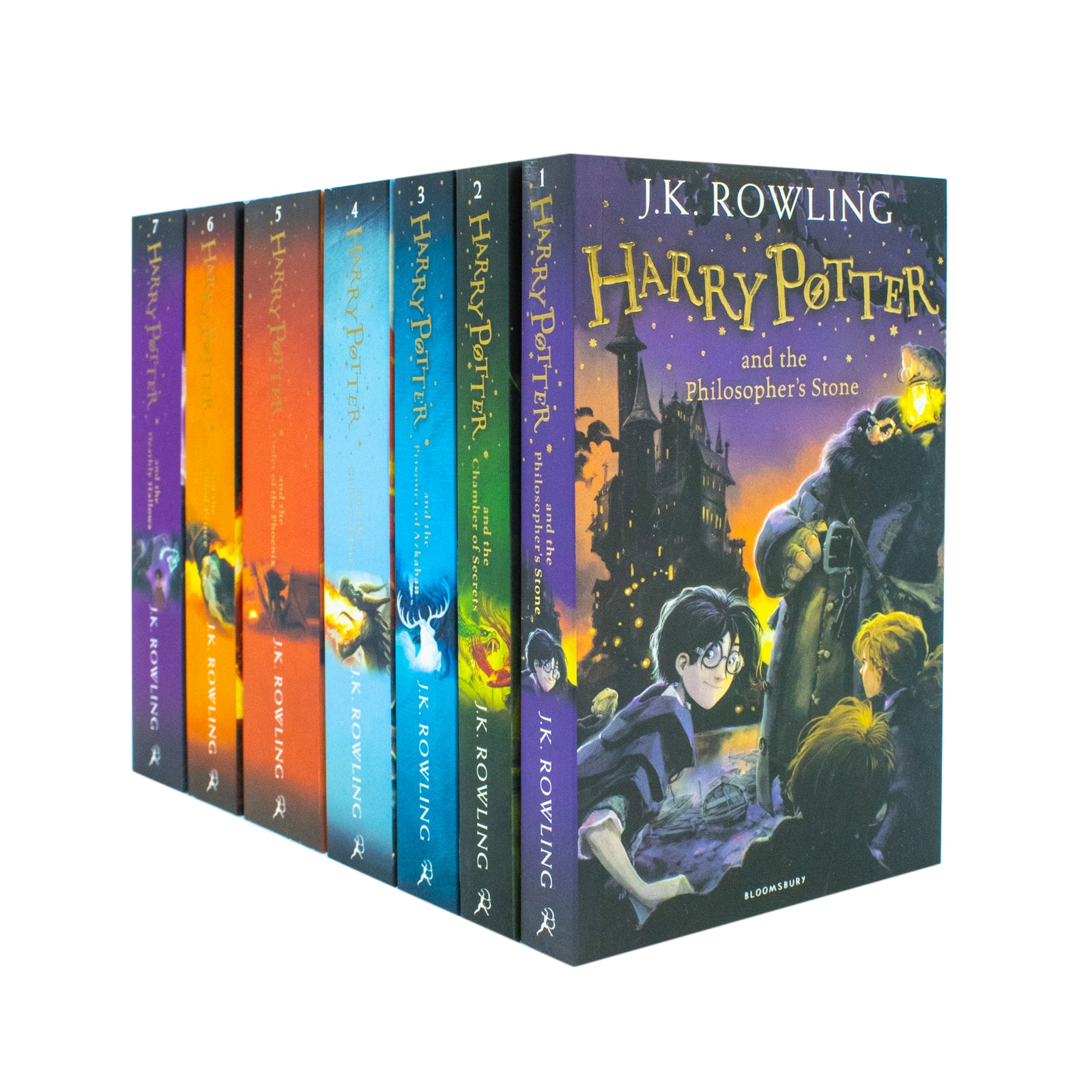 Harry Potter 7 Books Box Set Collection J K Rowling Paperback Age