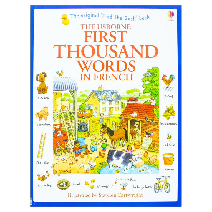 Usborne My First Thousand Words in French Book - Illustrated picture and word book