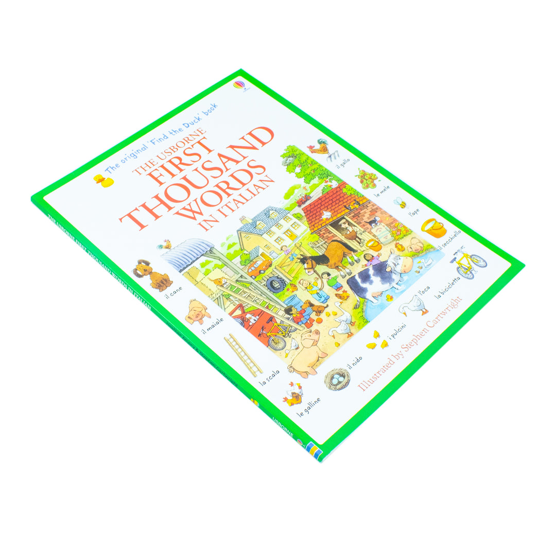 Discover the first thousand words in Italian for kids aged 5+ years in a fun Paperback format that enhances language learning and vocabulary skills.
