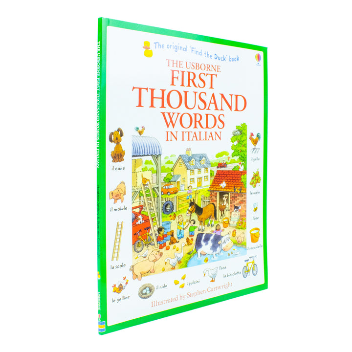 Discover the first thousand words in Italian for kids aged 5+ years in a fun Paperback format that enhances language learning and vocabulary skills.