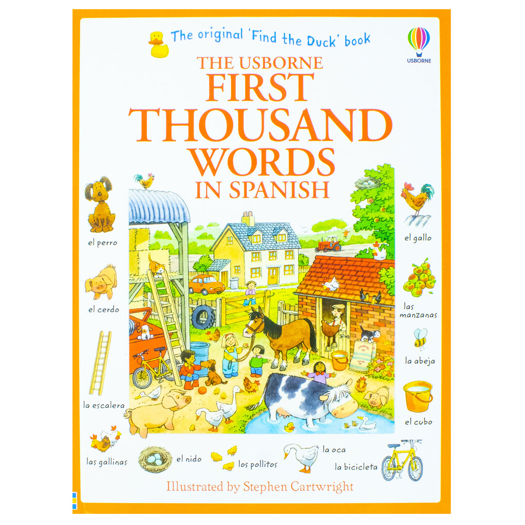 Explore the first thousand words in Spanish with this engaging Paperback book for children aged 5 and up from Usborne Publishing.