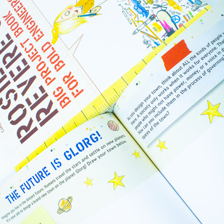 The Questioneers Big Project Book Collection by Andrea Beaty | Creative STEM Activities, Drawing, Puzzles, Games & Fun Learning for Kids