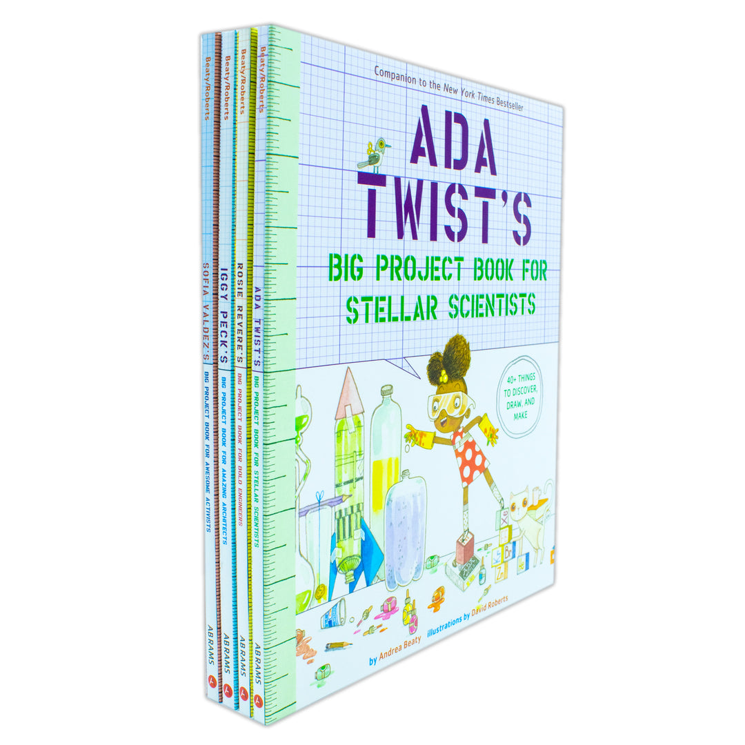 The Questioneers Big Project Book Collection by Andrea Beaty | Creative STEM Activities, Drawing, Puzzles, Games & Fun Learning for Kids